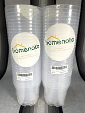 60 Pack 4 Inch Reinforced Clear Nursery Pots For 4 Inch 30p, Transparent