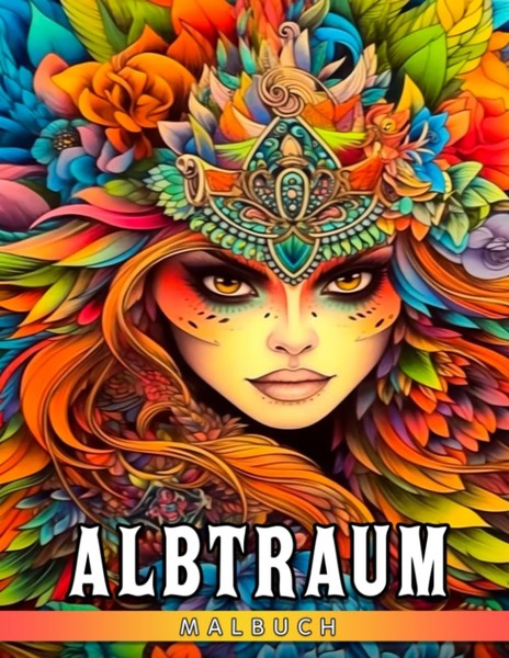 Malbuch Albtraum: Gruselige Ausmalbilder FüR Jugendliche & Erwachsene-image