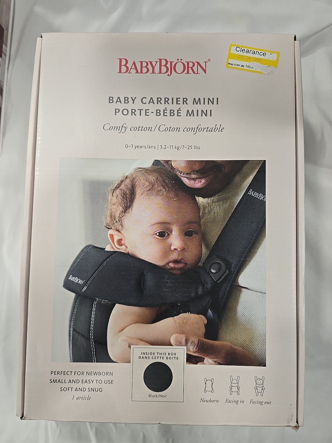 BabyBj&ouml;rn Baby Carrier Mini for Babies 0-1 years & 7-25 lbs
