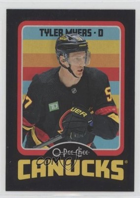 2024-25 O-Pee-Chee Retro Black Border 79/100 Tyler Myers #387 2d8