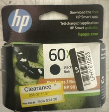 HP 60XL Ink Cartridge - Black New Damage Box Deal