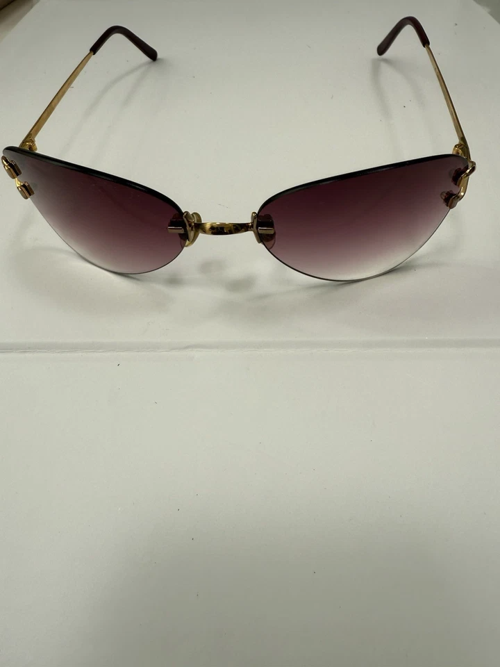 AUTÉNTICOS Gafas Cartier Serie C Decor Limited 1693/2000 Chapadas en Oro 18k con Caja Foto 3 de 4