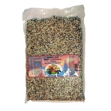 ABBA 1200 Bird Food Natural Diet for Small Hookbills Sunflower Free Seed Mix 5lb
