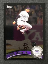 2011 Topps #139 Eric Young Jr. Colorado Rockies Black Border
