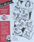 Aunt Martha's 3553 Colonial Sunbonnet Girl Tea Towel Embroidery Transfer Pattern