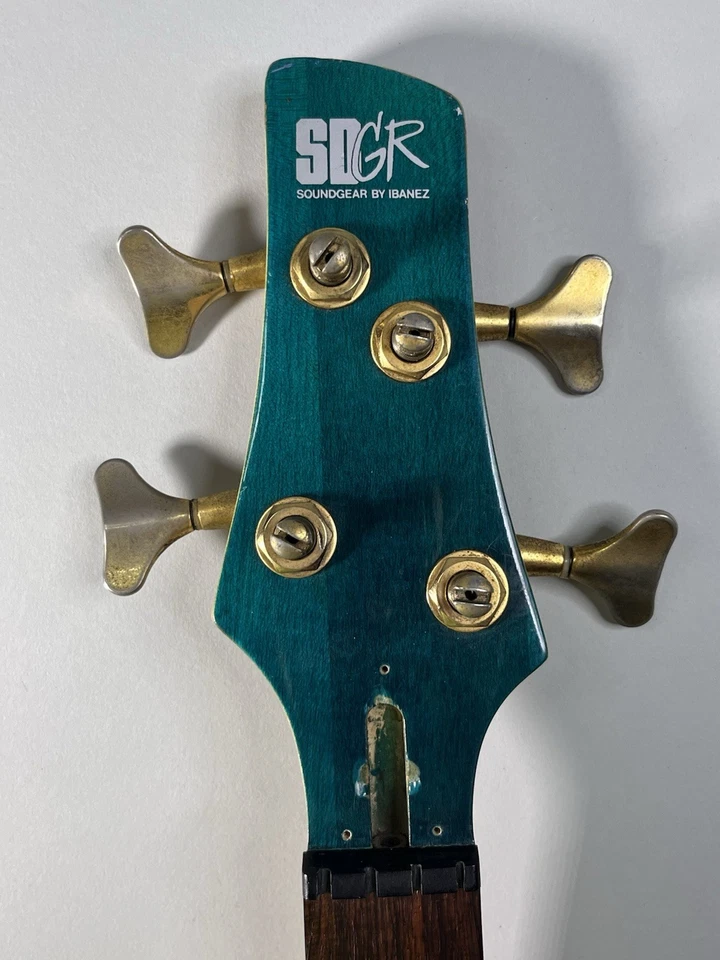 De colección 1995 Ibanez Soundgear SR5904 Cuerda Bajo Parte, Cuello y Teclas de Afinación Foto 2 de 4