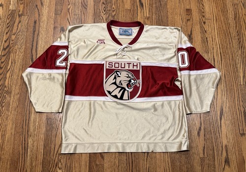 Lakeville South Cougars Minnesota High School MSHSL Gemini Hockey Jersey Mens 48