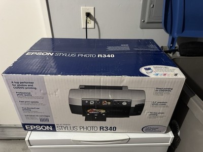 Epson Ink Jet Printer Stylus Photo R340 New / Open Box