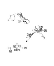 Genuine Mopar Dash Right Wiring 52112703ae