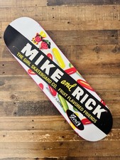 Rare Girl Mike Carroll and Rick Howard "Fruit Flavored Friends" Skateboard deck