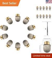10 Replacement Nanofiber Tips for Metal Stylus - Easy Screw Installation