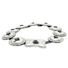 Native American Navajo John B. Begay jr. Sterling Silver 9 Concho Belt
