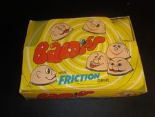 Circa 1960s Baldies Friction Drive Toys, Made In Hong Kong, 11 w/Box
