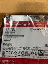 Western Digital WD Red Pro 18TB 3.5" SATA NAS HDD, WD181KFGX