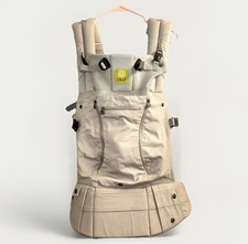 L LL baby Mesh Cotton Baby Carrier Beige Gray Adjustable Buckle Closure