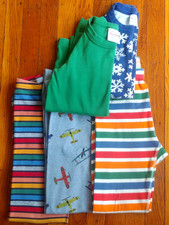 Lot Hanna Andersson size 8 ORGANIC COTTON Pajamas pjs bottoms tops boys girls