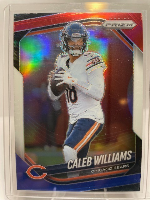 🔥2025 Panini Prizm - Caleb Williams #124 Red White & Blue Prizm🔥