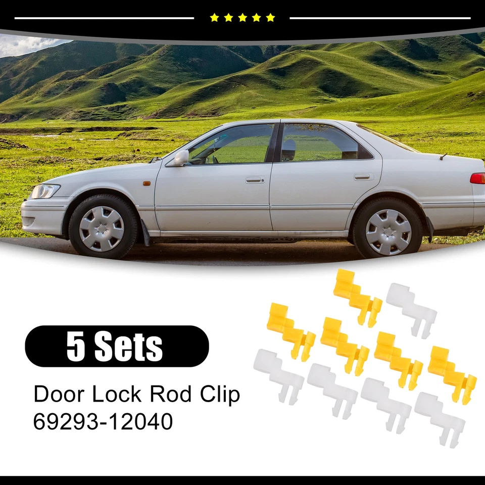  4D0-807-300 Fechadura de Porta Vara Clipe Retentor Prendedores 5/lotes adequados para Toyota Camry - Imagem 2 de 4