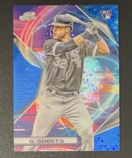 Gavin Sheets 2022 Topps Chrome Cosmic ROOKIE Blue Moon Refractor /99 #177