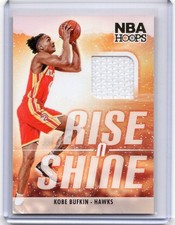 Kobe Bufkin 2023-24 Panini NBA Hoops Rise N Shine Patch #RS-BUF 🔥 ATL Hawks