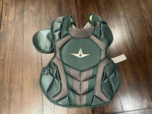 All-Star Baseball ~ System 7 Chest Protector Sz 9-12 ~ Green ~ CPCC912S7X