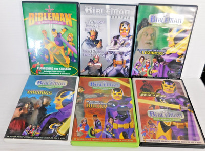 Bibleman Genesis & Powersource DVD Lot:  Children Faith Religion Tested