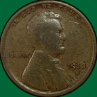 1912-D Lincoln Wheat Cent Very Good VG Coin #40291
