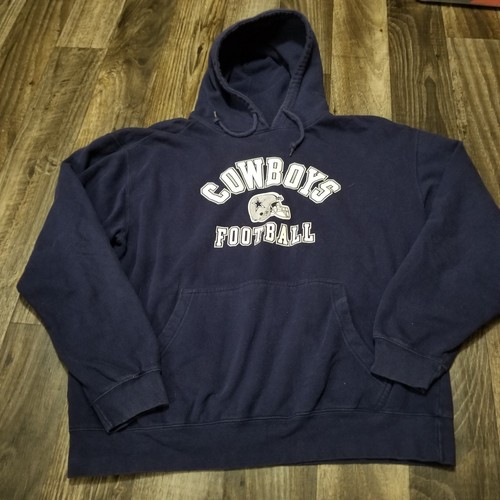 Dallas Cowboys Hoodie Mens Size XL Blue Sweatshirt Pullover NFL
