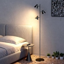 Tree Floor Lamp with Remote, Dimmable 3 Rotatable LED Lights, 5 Color Tempera...