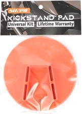 Motorcycle Kickstand Plate Kickstand Pad Hard Kickstand Support Color: Orange