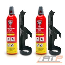 2x 750ml REINOLDMAX FIRE KITCHEN FEUERL�SCHSPRAY BRANDKLASSE A F