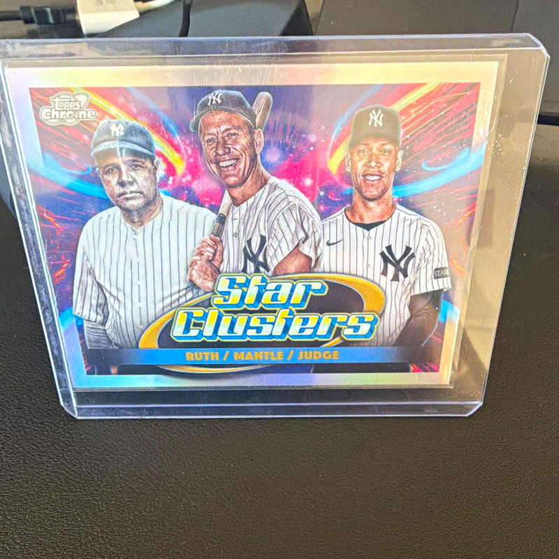Topps Cosmic Chrome 2025 Triple Star Clusters TSC-2 Ruth Mantle Judge