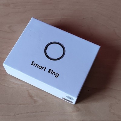 Silver R09+ Smart Ring Fitness Tracker Size 9 Heart Rate, HRV, Sleep, SpO2 QRing