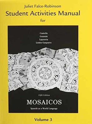 Student Activities Manual for - Paperback, by Castells Matilde E.; - Very Good