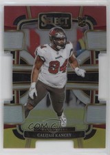 2023 Panini Select Concourse Red & Yellow Prizm Die-Cut Calijah Kancey #93 11ds