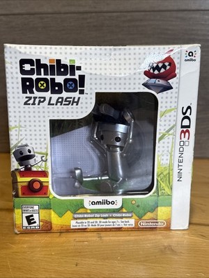 Chibi-Robo! Zip Lash Amiibo plus Game Nintendo 3DS Bundle Edition Sealed!