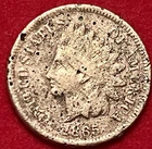 1865 Indian Head Cent Penny Better Date Civil War Era Culled Corroded JC 554