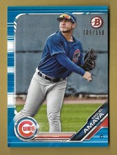 MIGUEL AMAYA 2018 TOPPS BOWMAN BLUE SP ROOKIE RC CARD #/150 MLB CUBS. rookie card picture