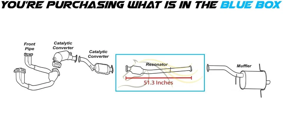 Tubo ressonador de aço inoxidável serve: Subaru 1998 Forester 1997-98 Impreza - Imagem 3 de 4
