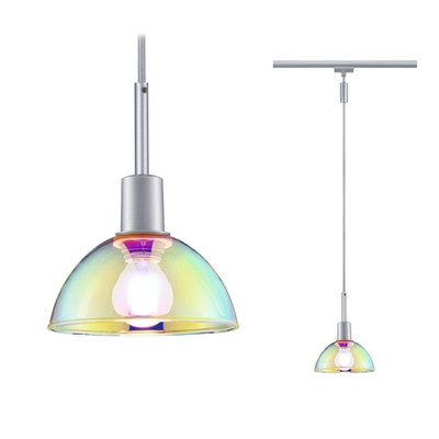 URail Pendel Sarrasani E14 max. 20W dimmbar 230V Chrom matt, Dichroic