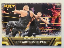 2017 Topps WWE Then Now Forever #F-46 THE AUTHORS OF PAIN SIGNATURE MOVES