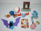VTG 1999 Burger King Pokemon Toy Lot Ball Launchers Plush Top