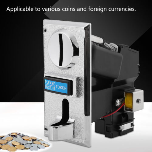 CPU Coin Selector Acceptor Mech Sorter for Arcade Game Accept 6 Types of Coins