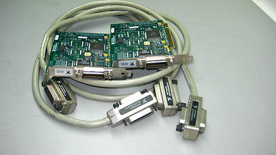 National Instruments PCI-GPIB Card 183617G-01 W/ 6FT 5''Cable (Lot of 02) #TQ100