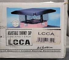 Master Flow LCCA Adjustable Chimney Cap Black - MISSING ONE BRACKET