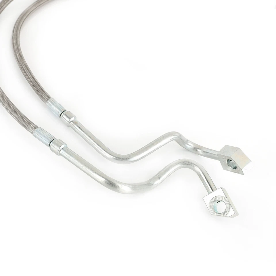 Líneas de freno delanteras extendidas de acero inoxidable para Ford F-250/F-350/08-15 Super Duty Foto 2 de 3