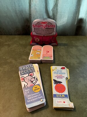 Smarty Pants Brain Building Cards Kindergarten 3-4 Age