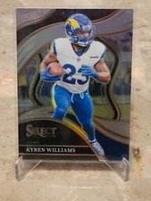 2023 NFL Panini Select • Kyren Williams • Club Level Silver Prizm LA Rams No 242