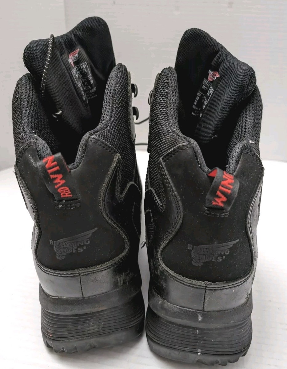 Red Wing Mens ASTM F 2413-05 M/1/75 Black Steel Toe Boot Size 10