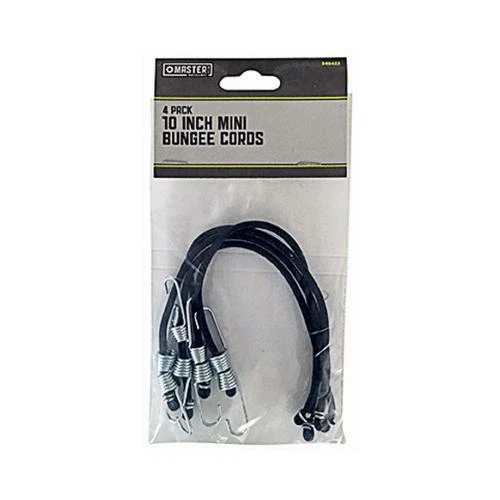 4 Pack 10 Inch Mini Bungee Cords
